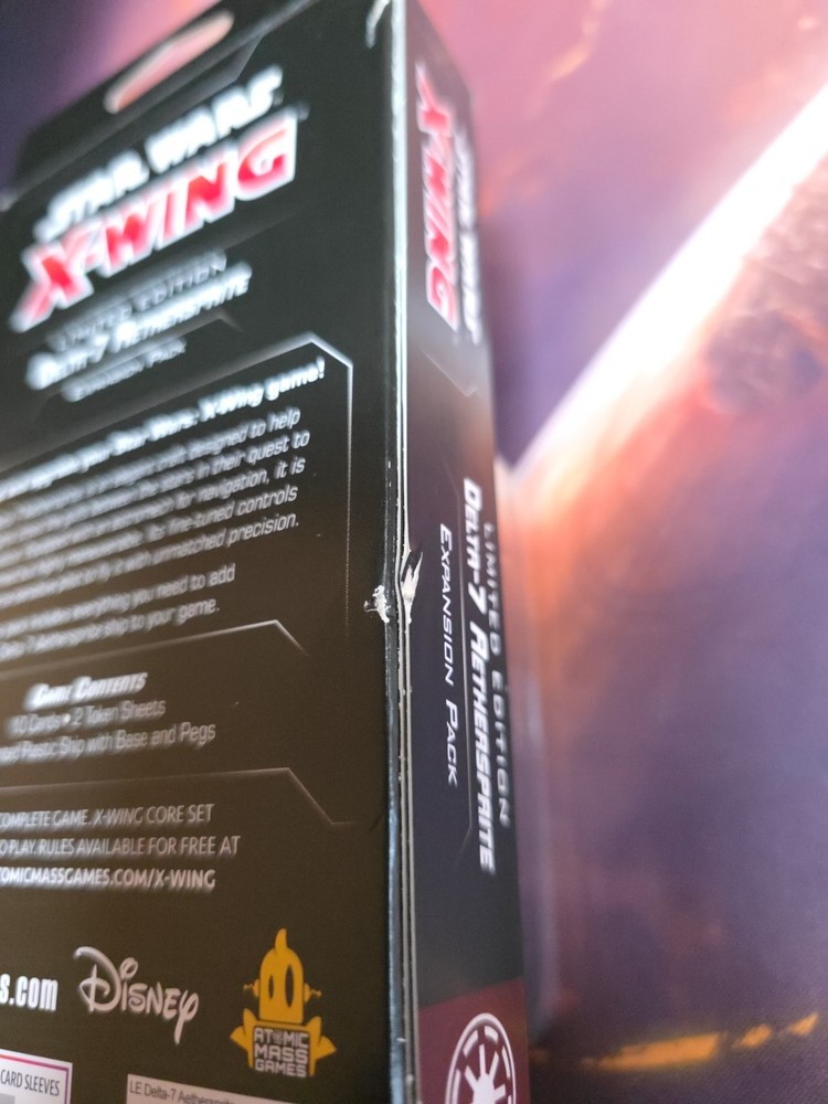 X-Wing 2nd Ed Delta-7 Aethersprite Celebration Convention 2022 Not Mint See PICS