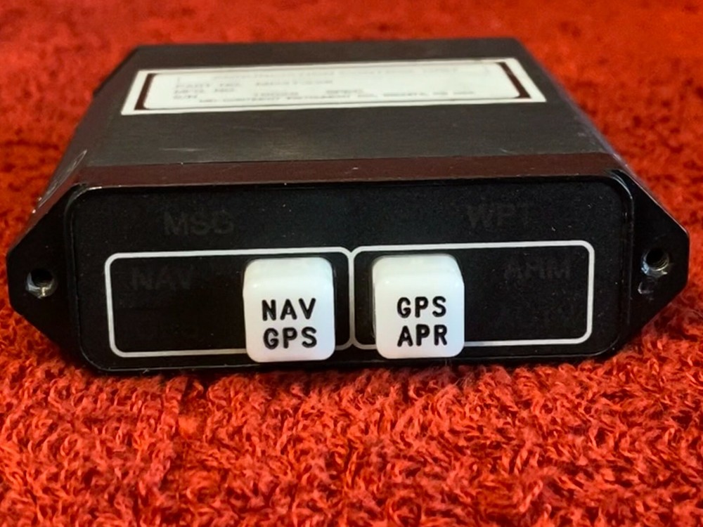 MID-CONTINENT INSTRUMENTS MD41-228 GPS ANNUNCIATION CONTROL UNIT