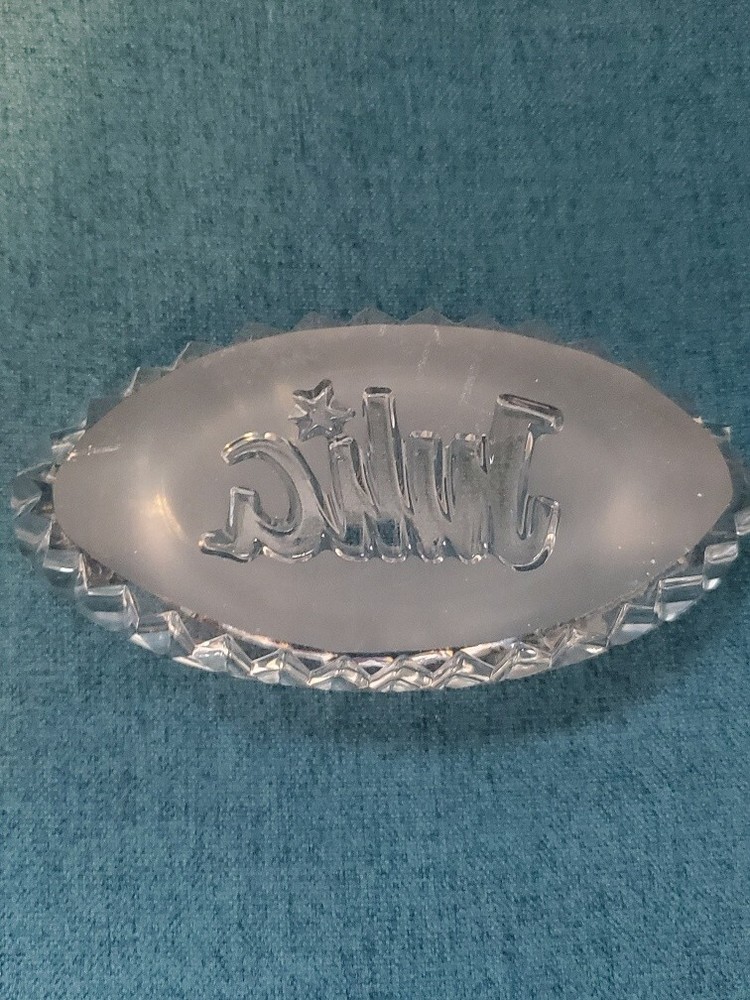 Julia Crystal Ashtray, 2 Slots