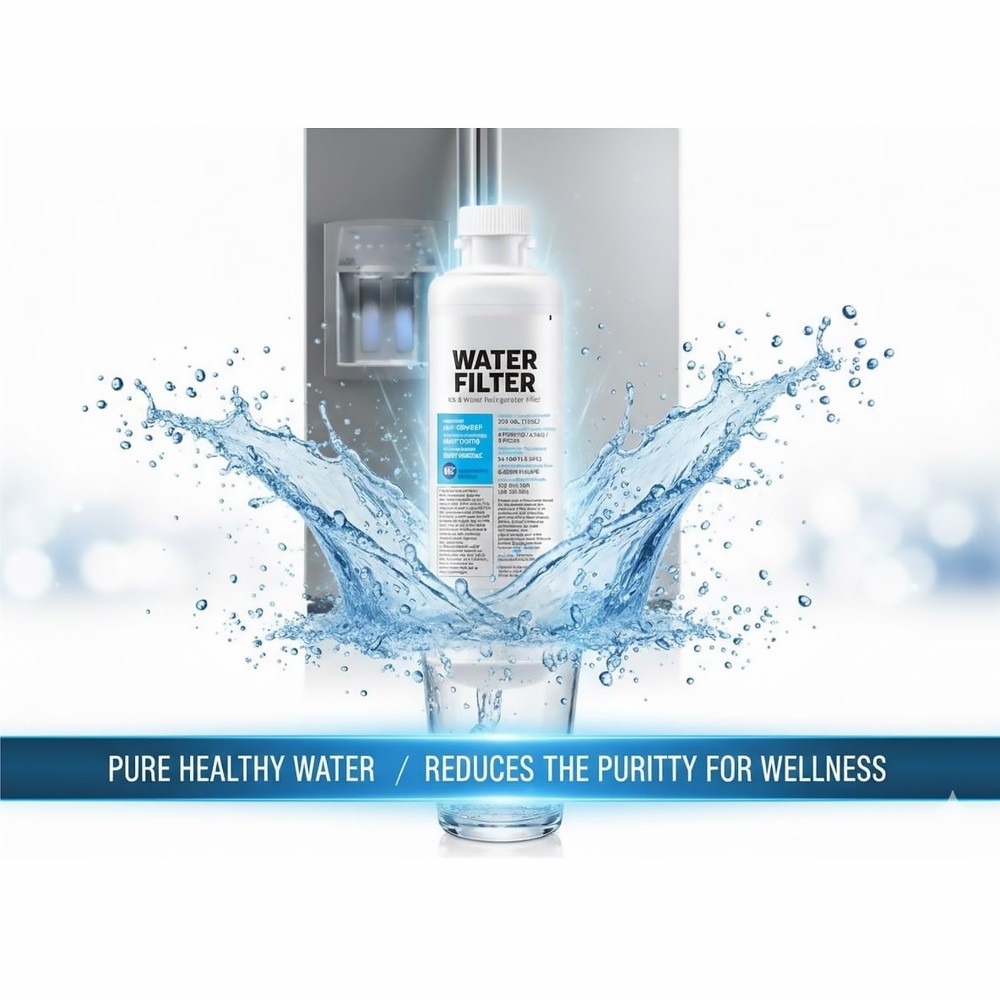 Water Filter DA97-17376B 2 Pack Replacement For Samsung Refrigerator Unit