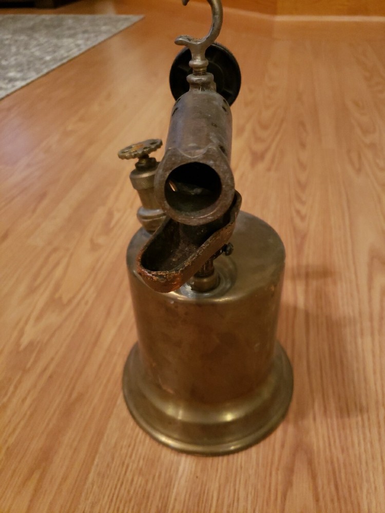 Vintage Brass Blow Torch-Unknown Brand