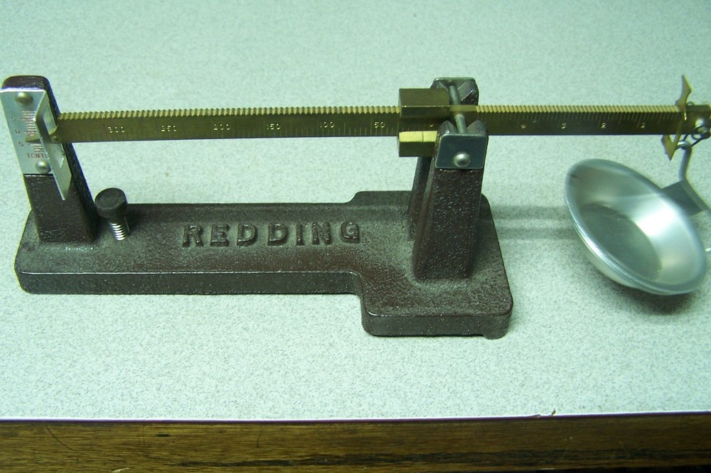 REDDING POWER AND BULLET SCALE  VINTAGE up dated