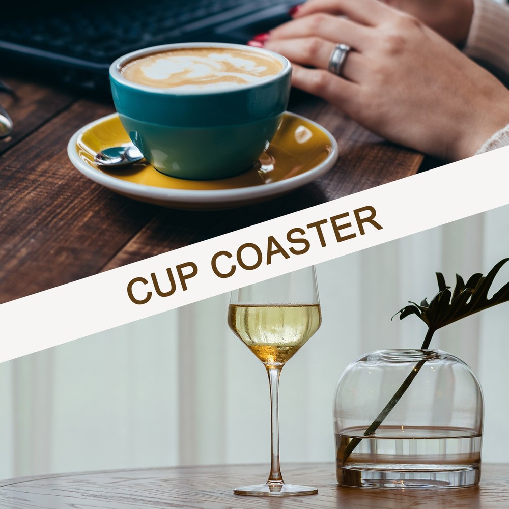 2pcs Acrylic Irregular Coasters, Cloud Shape Cup Mat Coffee Mug Pad Clear