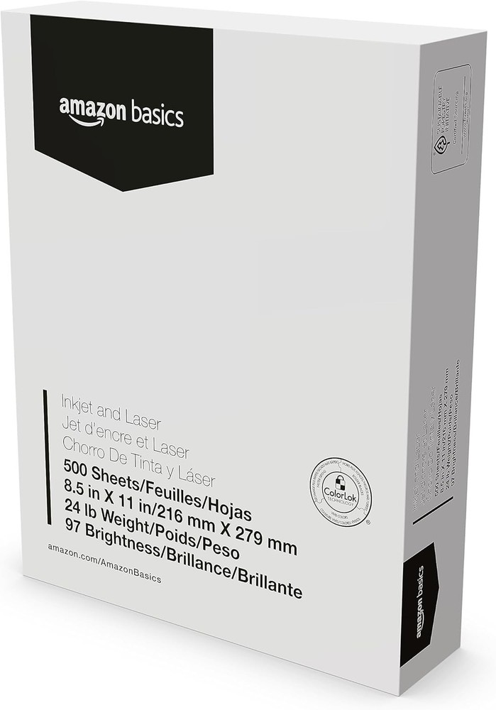 Multipurpose Copy Paper, 24lb, 1500 Sheets, 97 Bright White Quality