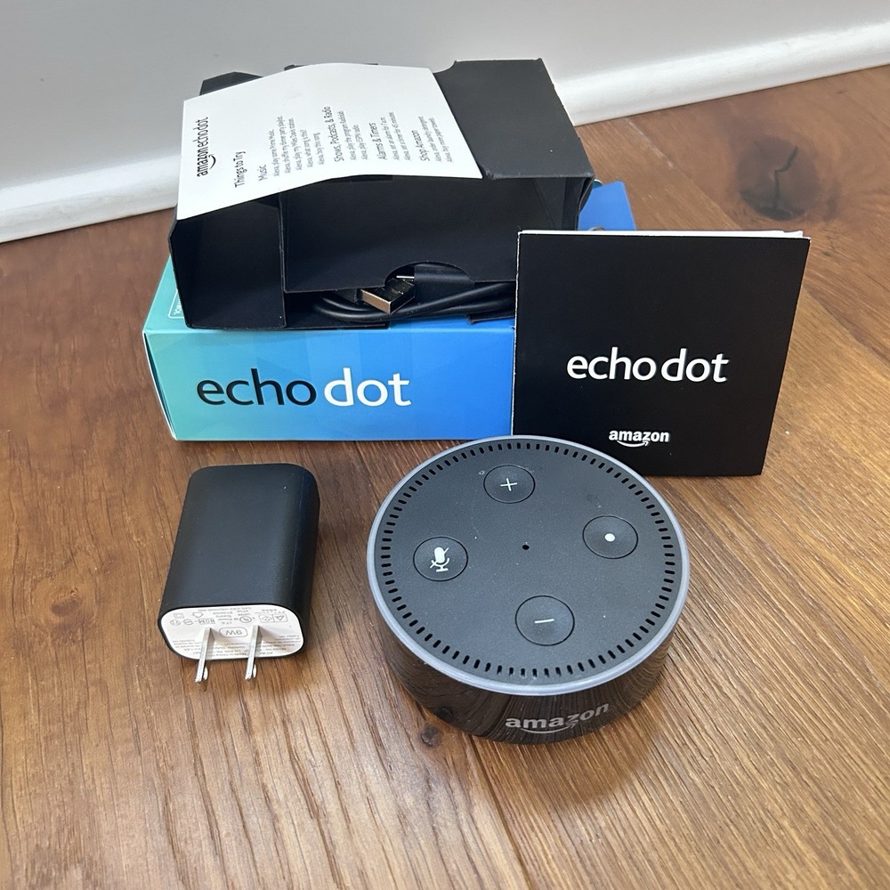 Amazon Echo Dot 2nd Generation w/ Alexa Voice Media Smart Device Open Box