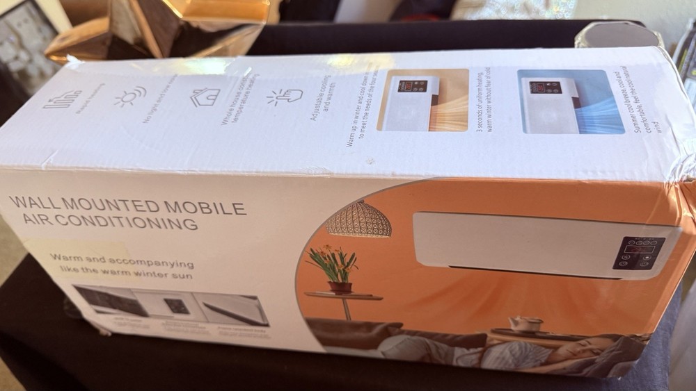 Wall Mounted White Air Conditioner Remote Control Digital Display Timer