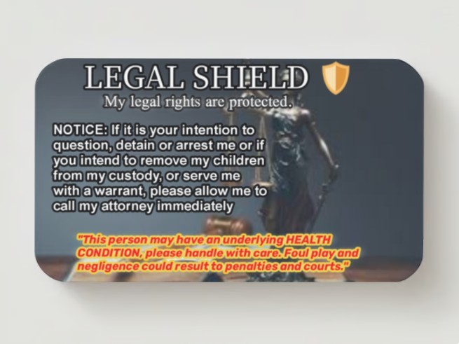 Legal Shield Card 🛡️