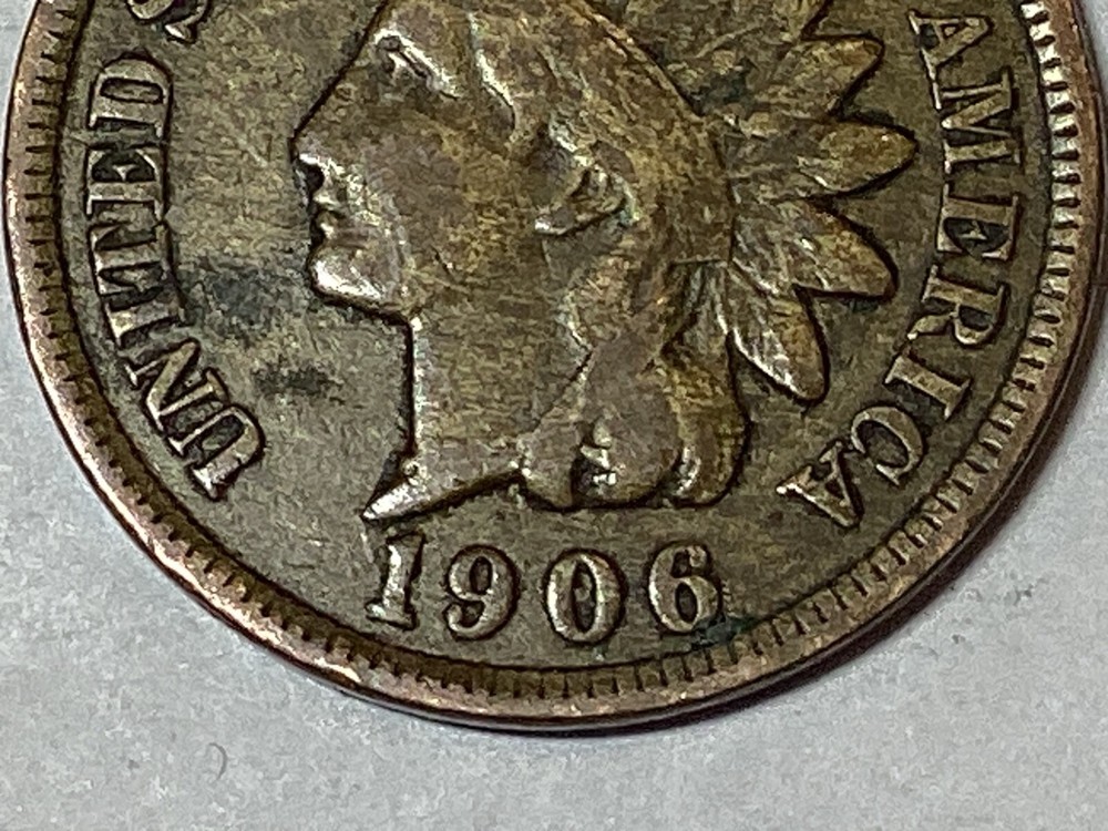 1906. INDIAN HEAD PENNY