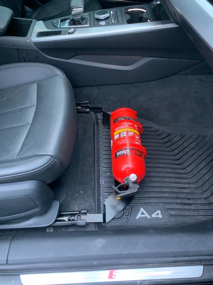 Fire extinguisher mount holder bracket for Audi A4 S4 RS4 B9