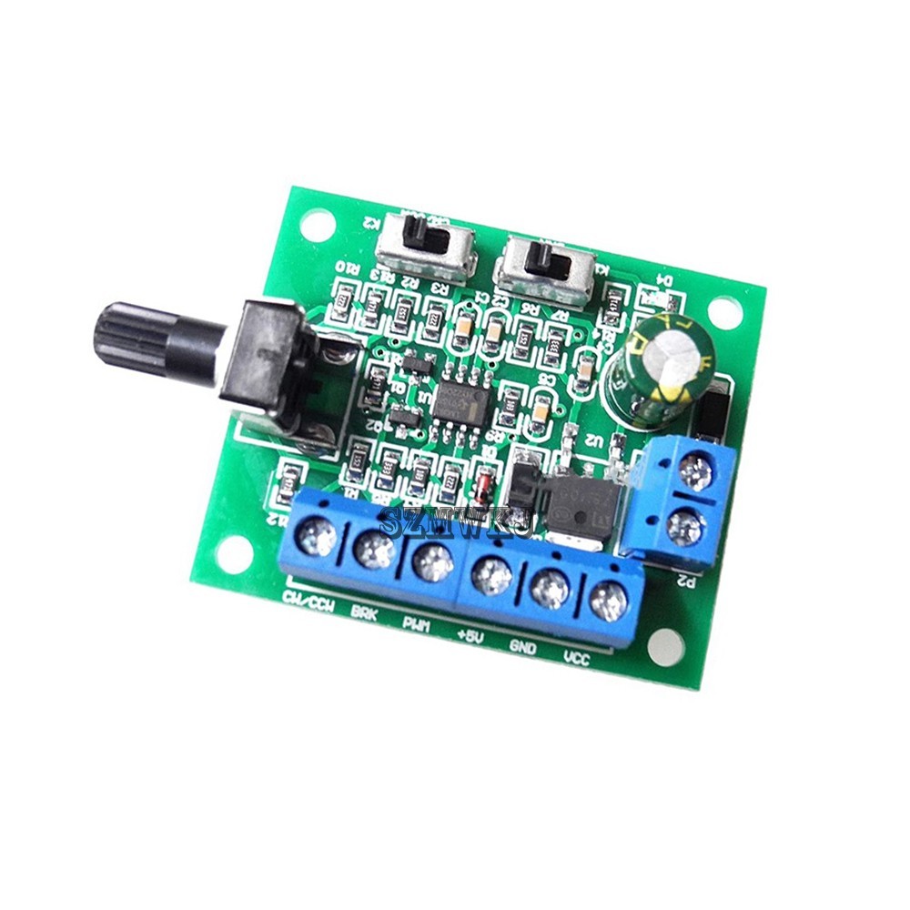 2X BLDC Brushless DC Motor Speed Controller Adjustable DC12V/24V Speed Regulator
