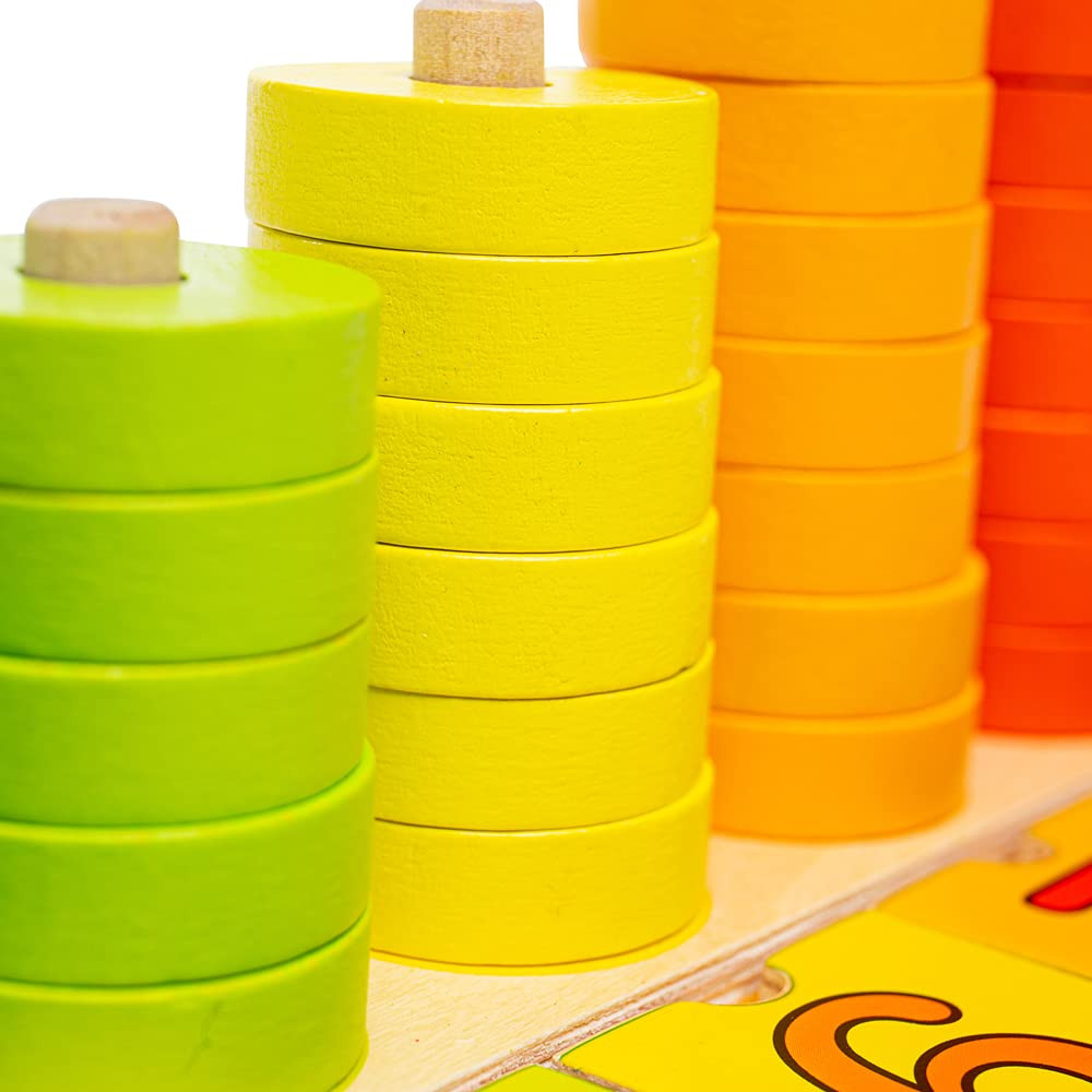Wooden Learn to Count Stacking Toy
