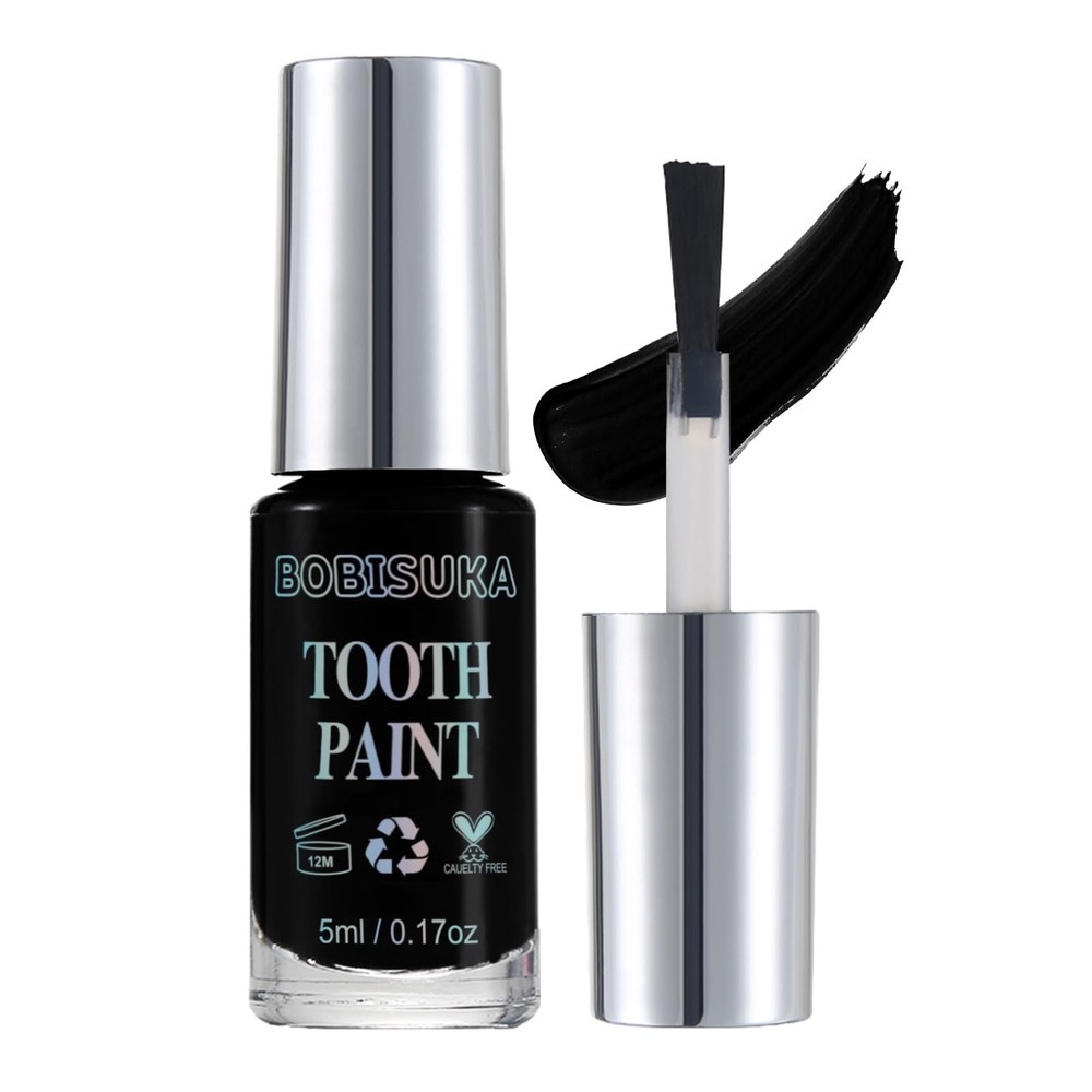 Black Tooth Paint, Professional Black Out Teeth Makeup Solution - Safe, Quick...