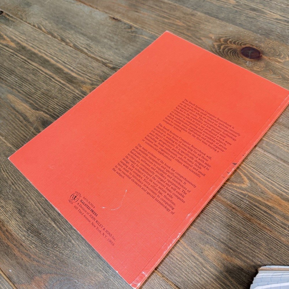 Small Systems Computer Sourcebook 1978 (Owned by Xerox) - by JC Boonham