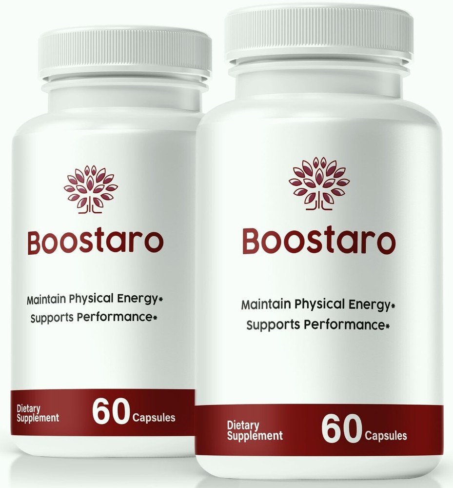 Boostaro Capsules, Boostaro Male Pills, Boostaro Supplement - 2 Pack