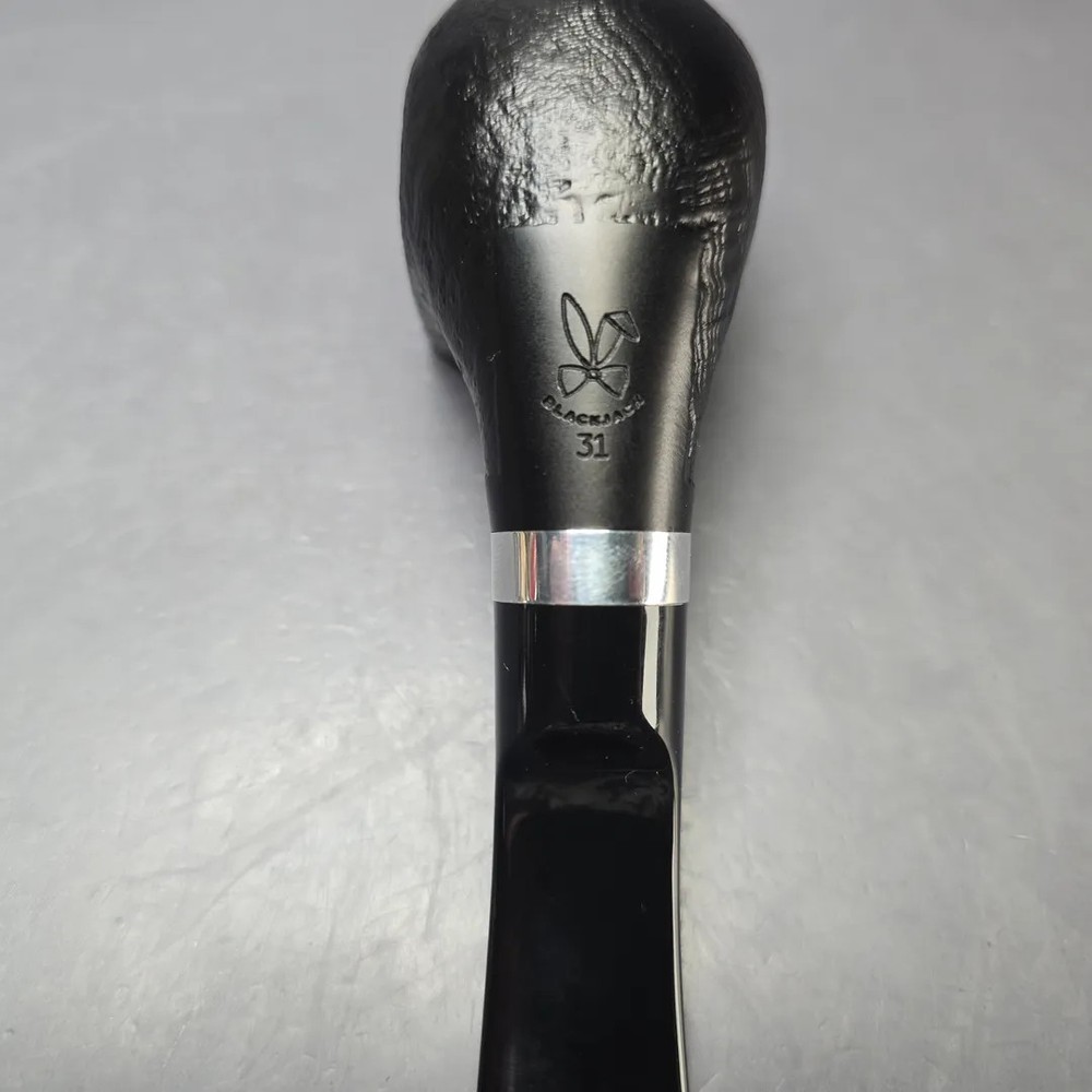 Morgan BlackJack 31 Sandblasted Panel Horn Briar Pipe, New