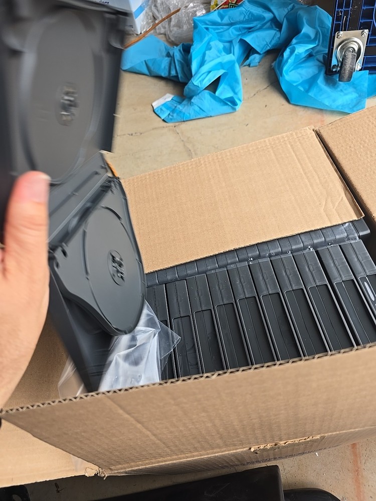 Standard 14mm 3 Disc CD Or DVD Replacement Black Storage Case Box