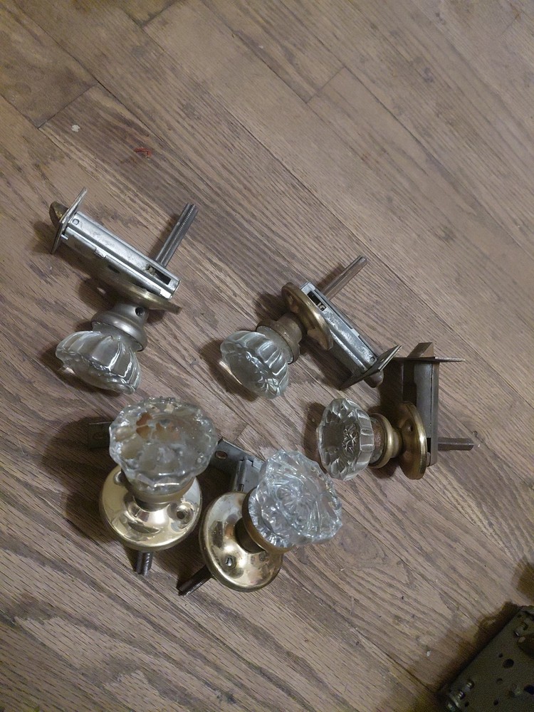 Five 12 Point Door Knobs