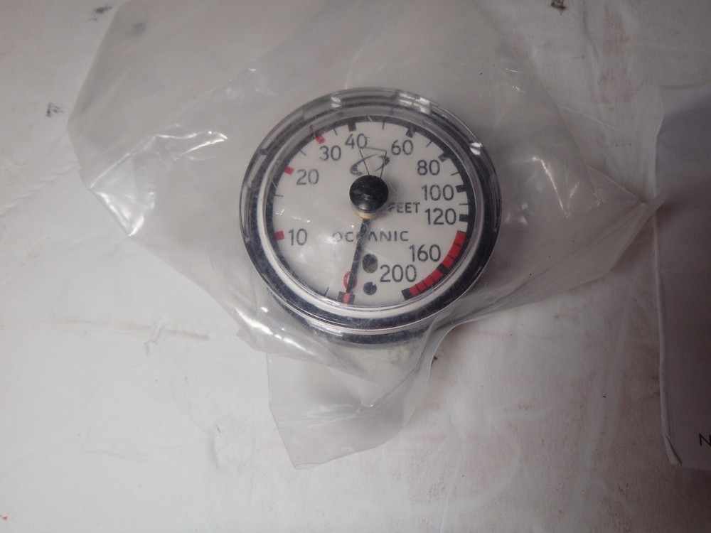 NEW Oceanic Max Depth SWIV Module PSI Gauge