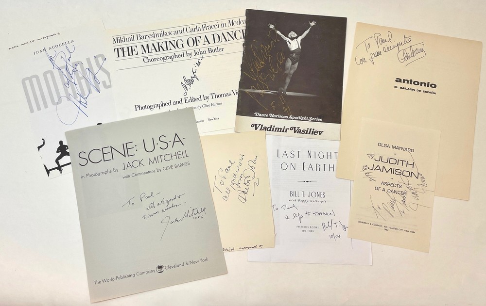 [Dance] Signed Documents- JAMISON, MORRIS, JONES, BARYSHNIKOV ETC