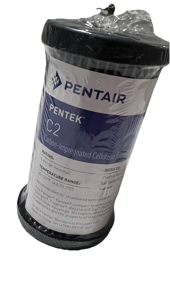 Pentek C2 5 Micron Compact 5 Inch Undersink Carbon Impregnated Water Filter
