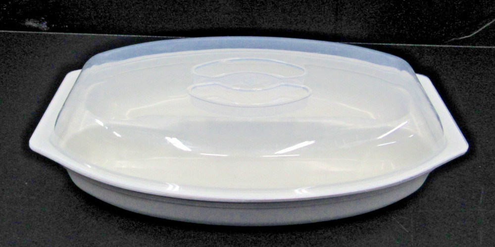 Miracle ware Corn on the Cob Microwave Cooker With Lid