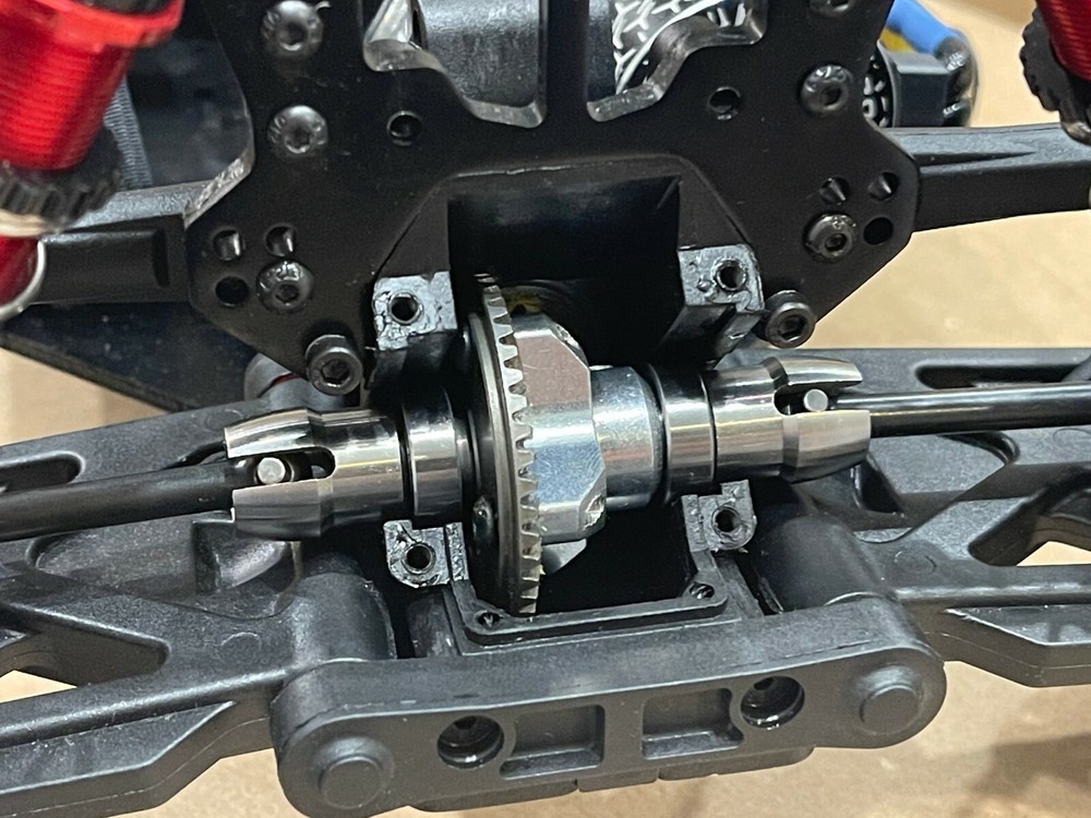 Stainless Steel Solid Axle Diff Differential Locker for 1/7 Arrma 6S Fireteam