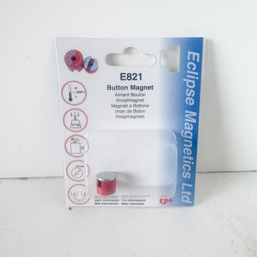 Eclipse 821 BUTTON MAGNET 12.5MM E821 ALNICO - E821 (G) EL04