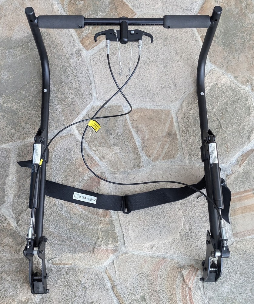 Quickie IRIS Tilt-in-Space Stroller Handle Assembly Large w/ Tilt Trigger