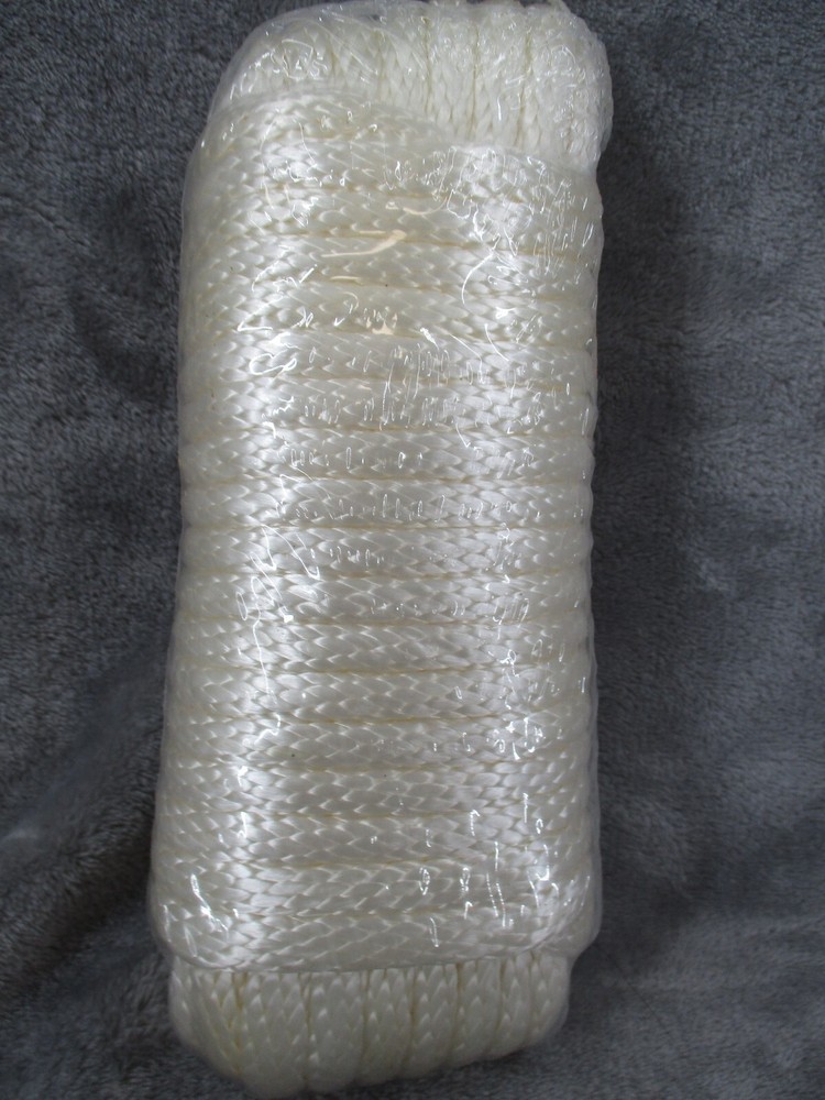 Shoreline Marine Rope Multi Purpose Line 50FT Solid Braid Nylon 3/8 9.5MM NEW
