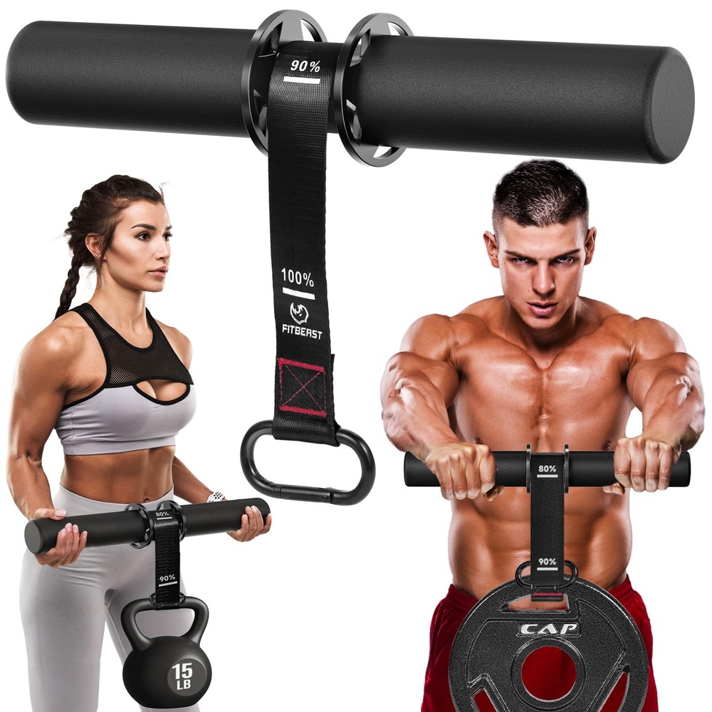 Forearm Strengthener & Wrist Roller - Forearm Strength Trainer with Thickened...