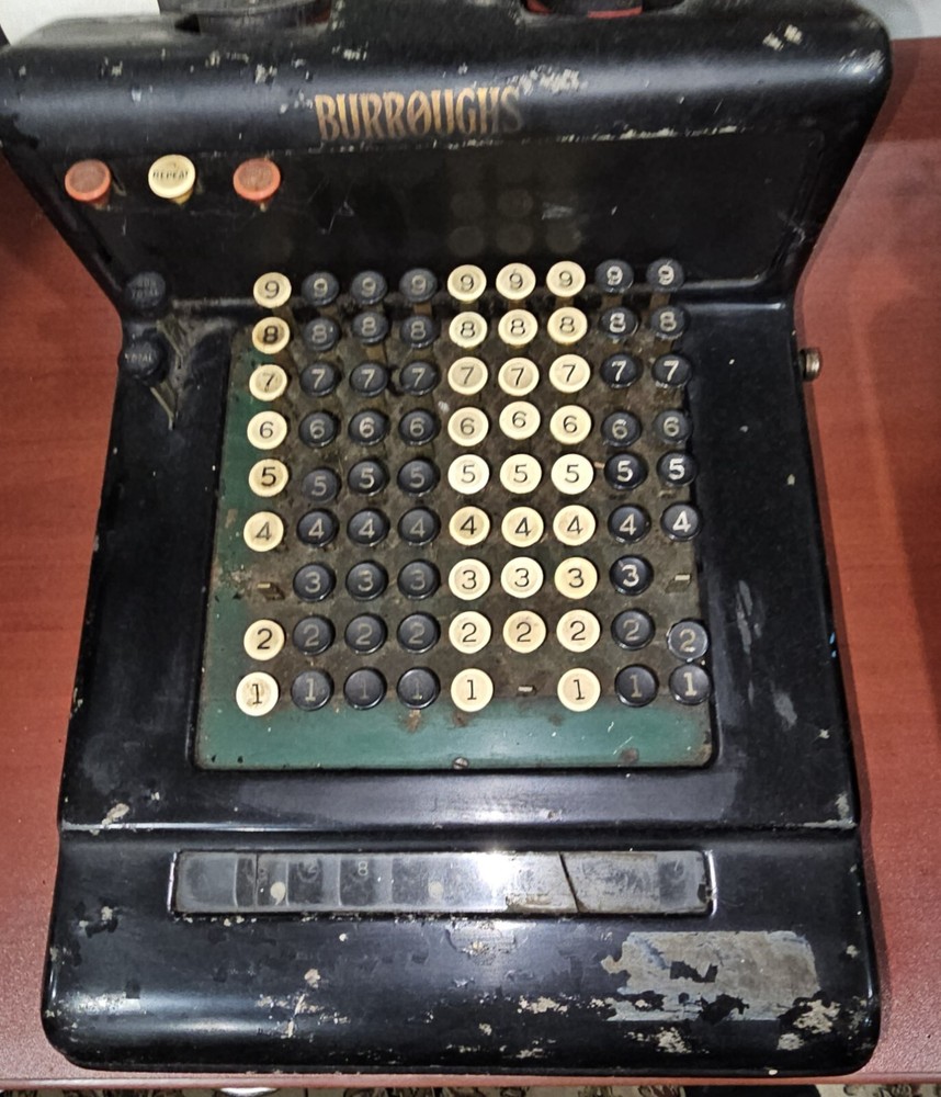 Antique Burroughs Adding Machine