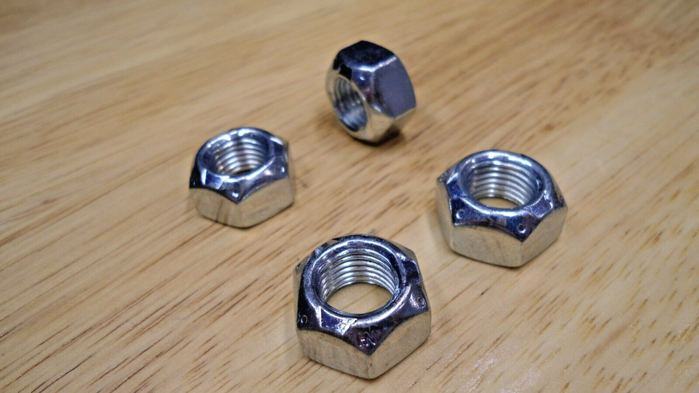 (GRADE 8) CONTROL ARM LOCK NUTS! FOR CAMARO FIREBIRD NOVA CHEVELLE SS ETC (4pcs)