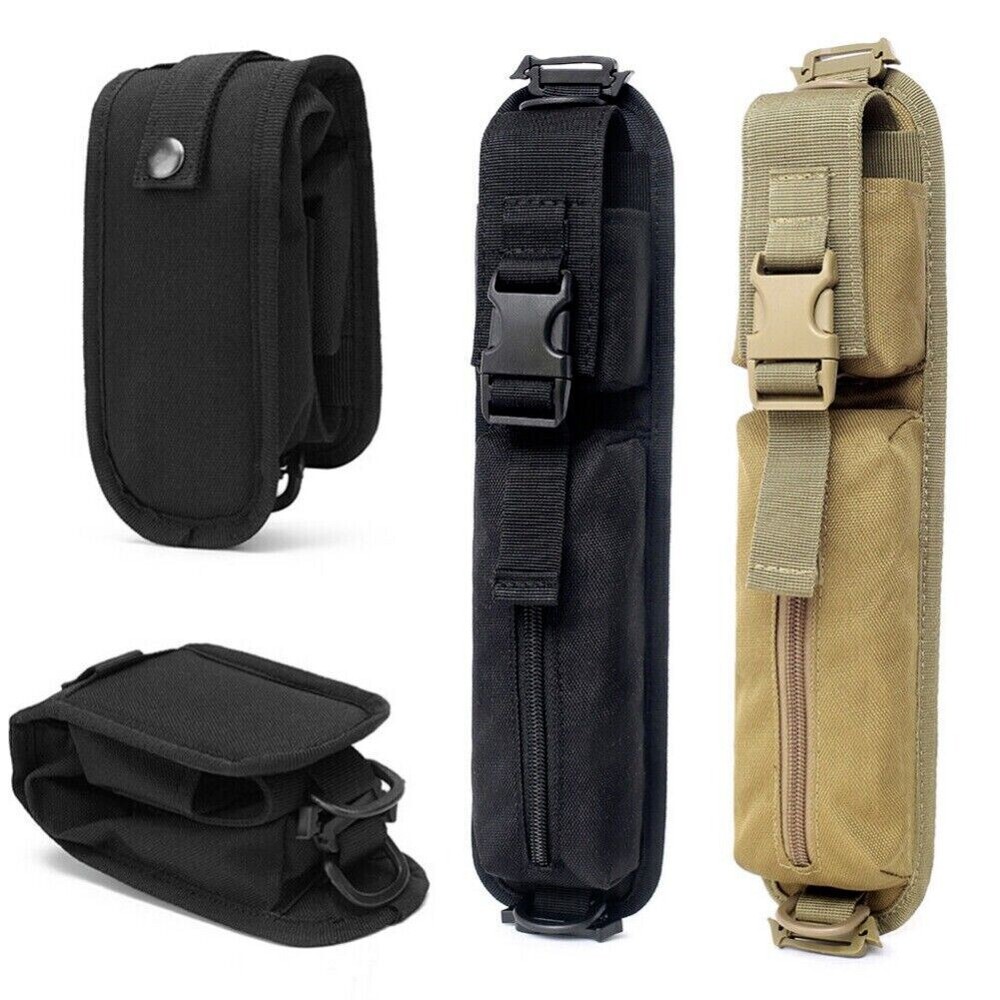 Tactical Backpack Shoulder Strap Sundries Bag Key Flashlight EDC Molle Pouches