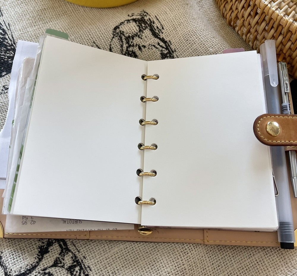 Agenda-PM-Mini-Inserts-BLANK-Refills Fits For PM Size Agenda