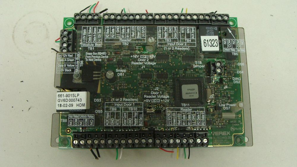 Interlogix TruPortal TP-ADD-2D-BRD Access Control 2-Door Interface Module Board