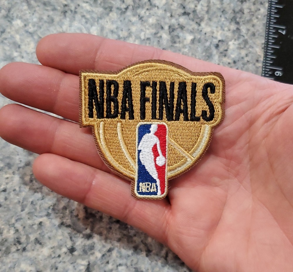NBA FINALS - CHAMPIONSHIP PATCH - Embroidered Iron On. 2.5"x2.25"