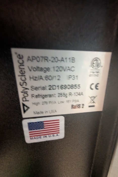 PolyScience AP07R-20-A11B chiller