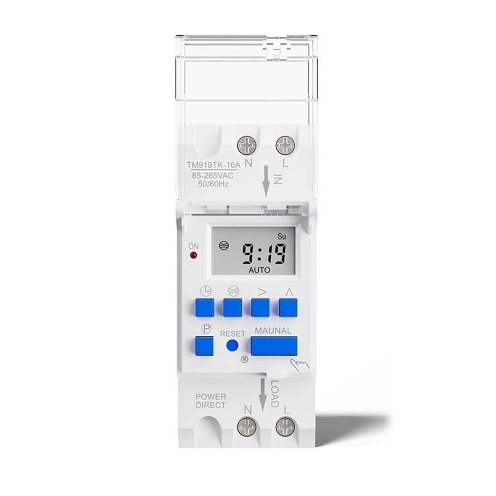 Auto Sunrise Sunset Timer Switch TM919TK with Latitude Longitude Settings