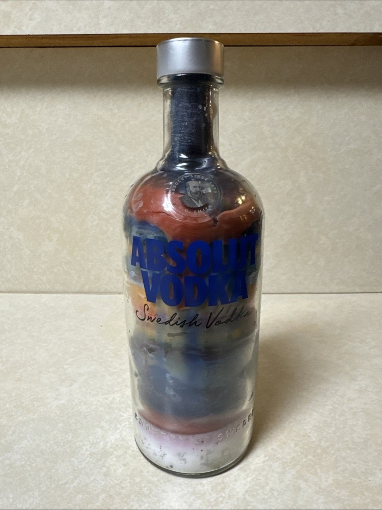 Glass Bottle Wax Art