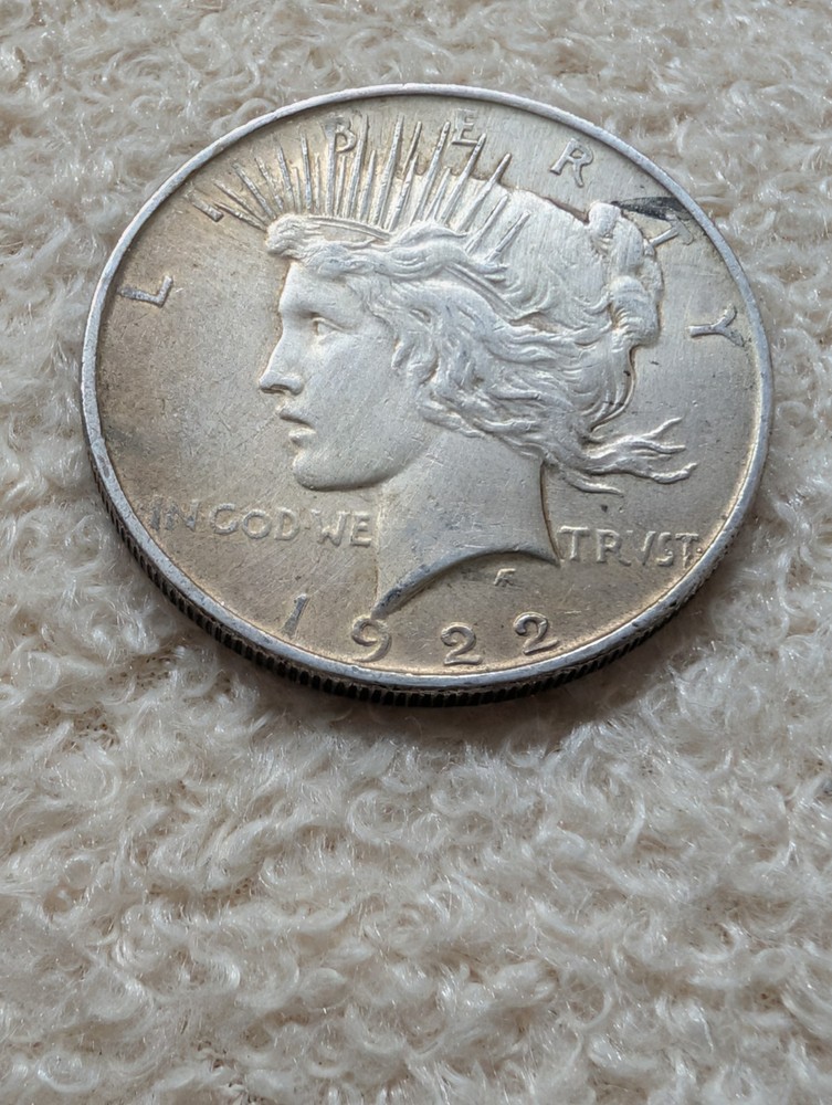 1922 US Peace Silver Dollar $1