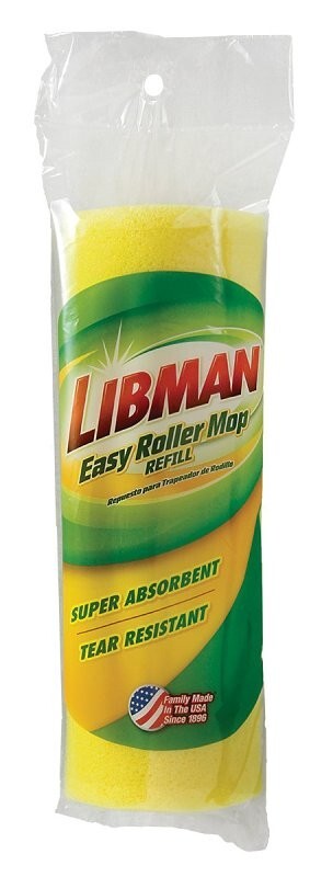 NEW LIBMAN 2017 HIGH POWER Sponge Mop Refill REPLACEMENT HEAD EASY USE 7493117