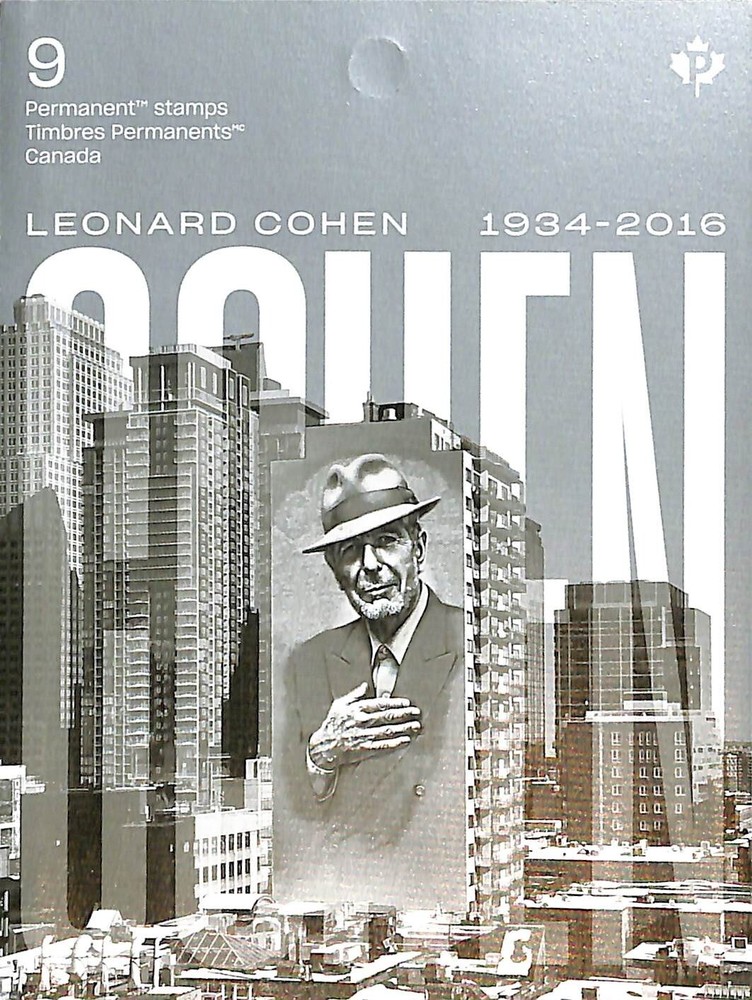 Canada - BK729 - Scott #3196-3198 - Leonard Cohen - 2019