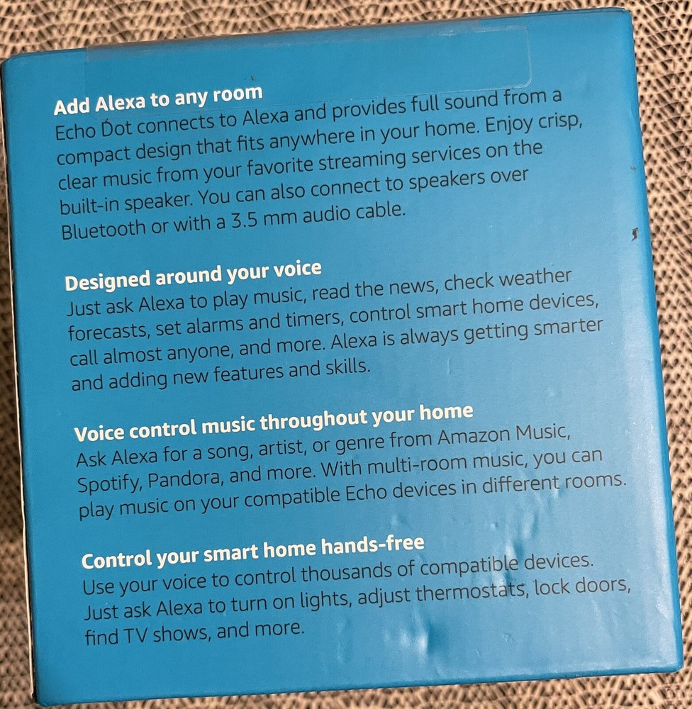 Amazon ECHO DOT 3rd Generation with Alexa Voice Media Device Charcoal Black