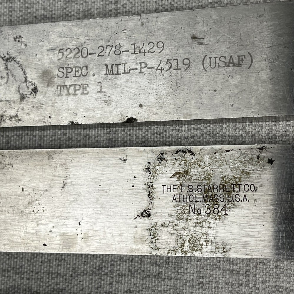 Starrett Parallel Bars Machinist Tools