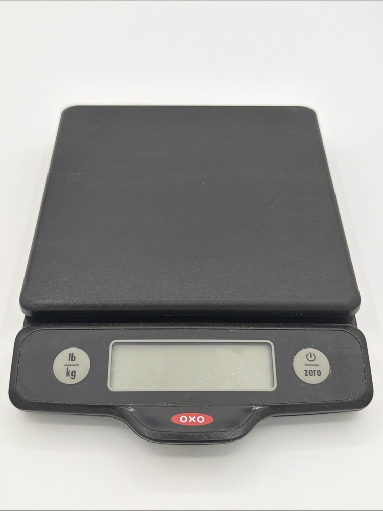 OXO Good Grips 5lb Digital Food Scale, Black, Pull-Out Display