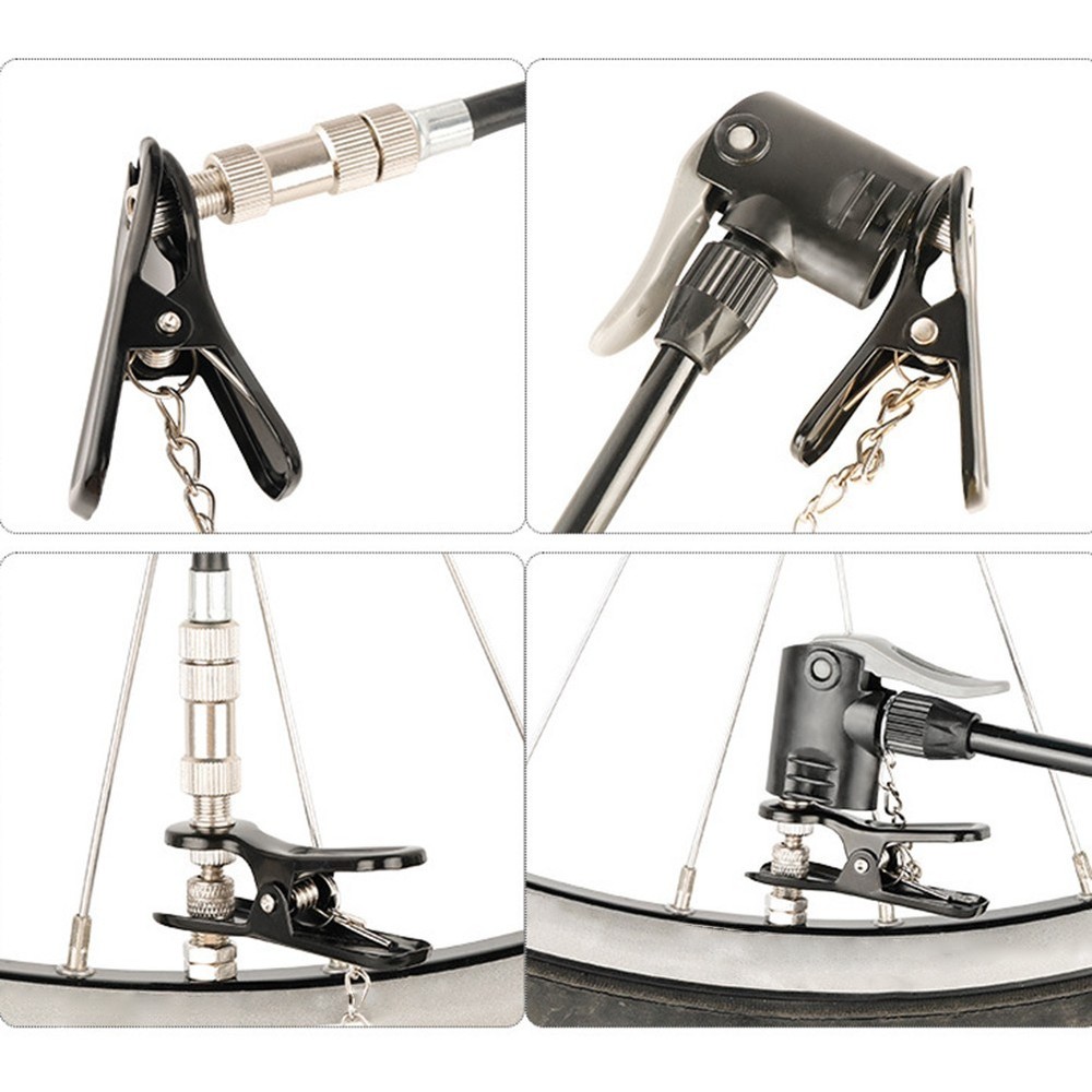 Reliable and Long lasting Bicycle Pump Clip for Various Inflation Needs