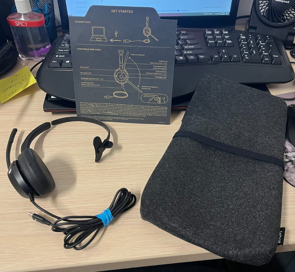 Jabra Evolve2 50 - USB-C, UC Mono, HSC175