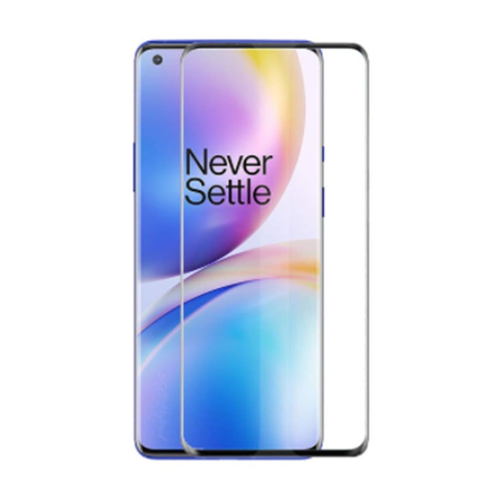 for OnePlus 8 Screen Protector Tempered Glass, 3D Curved Full Coverage Scratc...