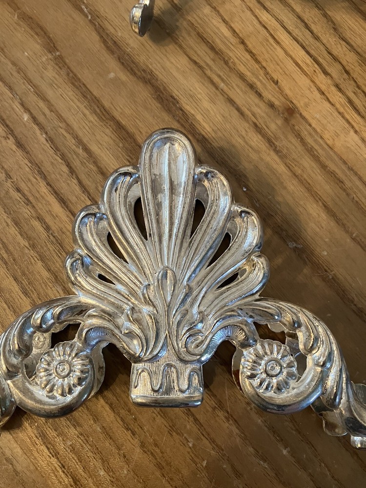3 Pc Silver Plated Buffet Caddies Tarnish
