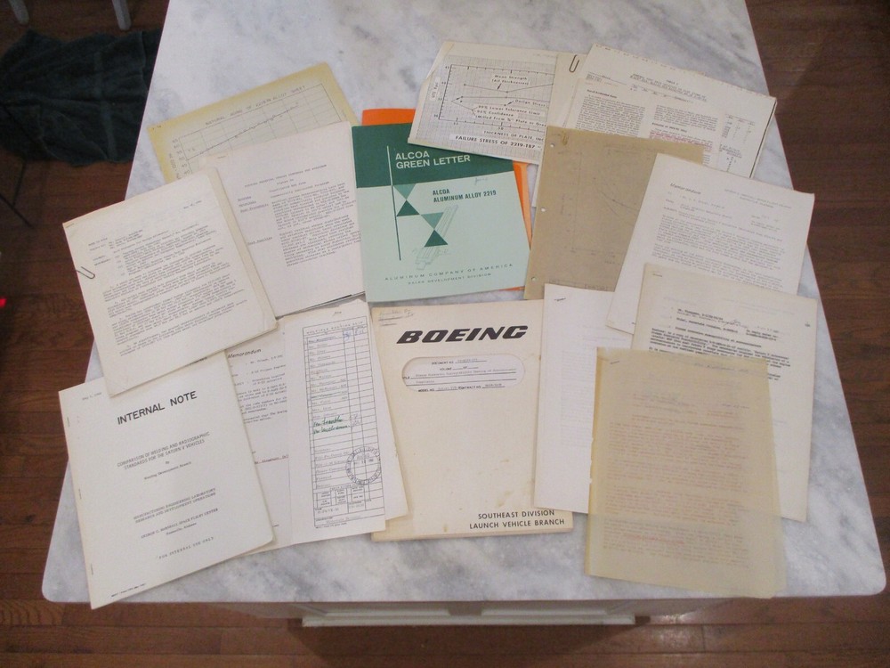 1960s NASA MSFC/BOEING APOLLO/SATURN V ACTUATOR TESTING REPORTS INTERNAL NOTES++